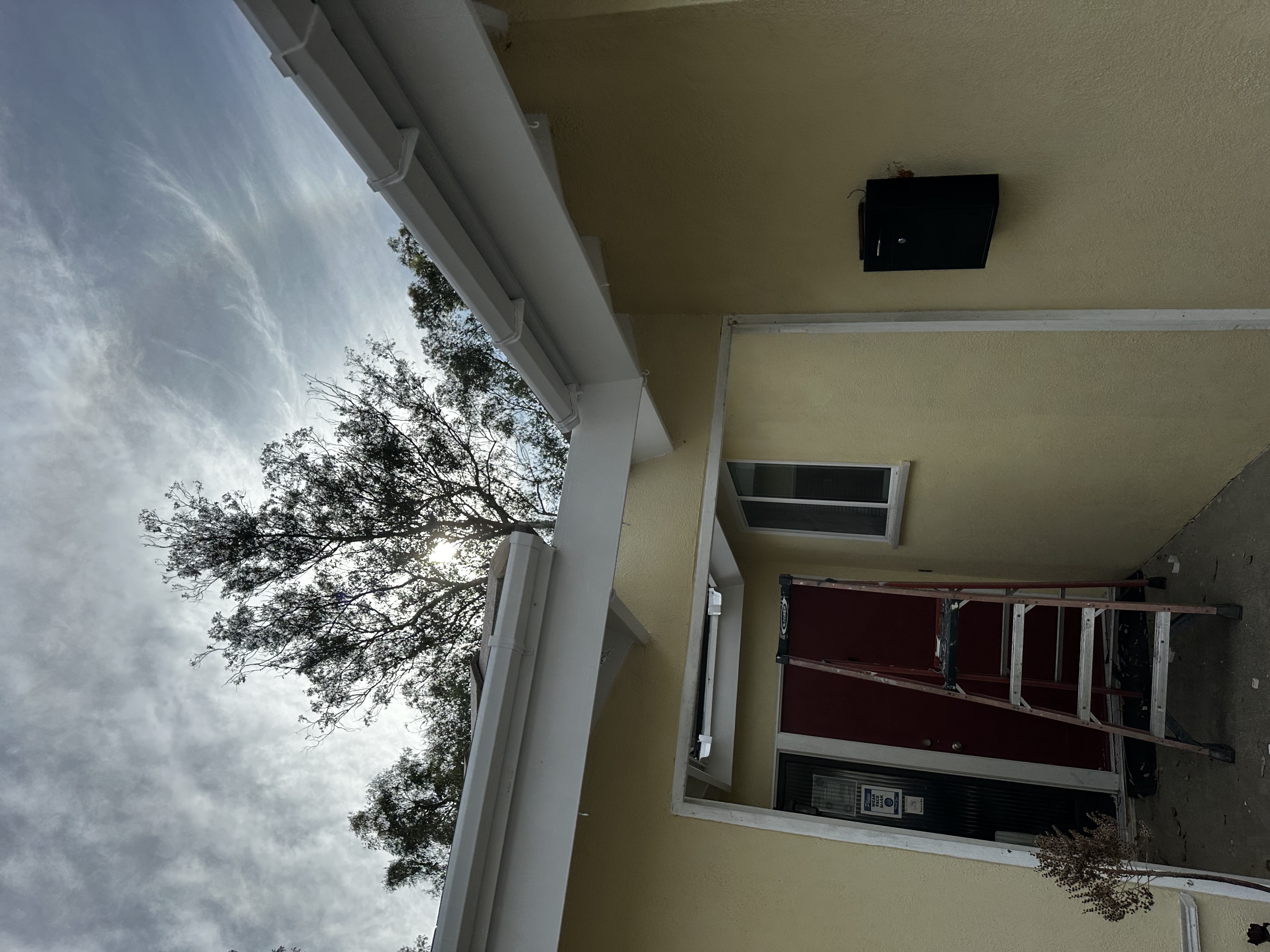 New gutter installed along the roofline — South Bay home